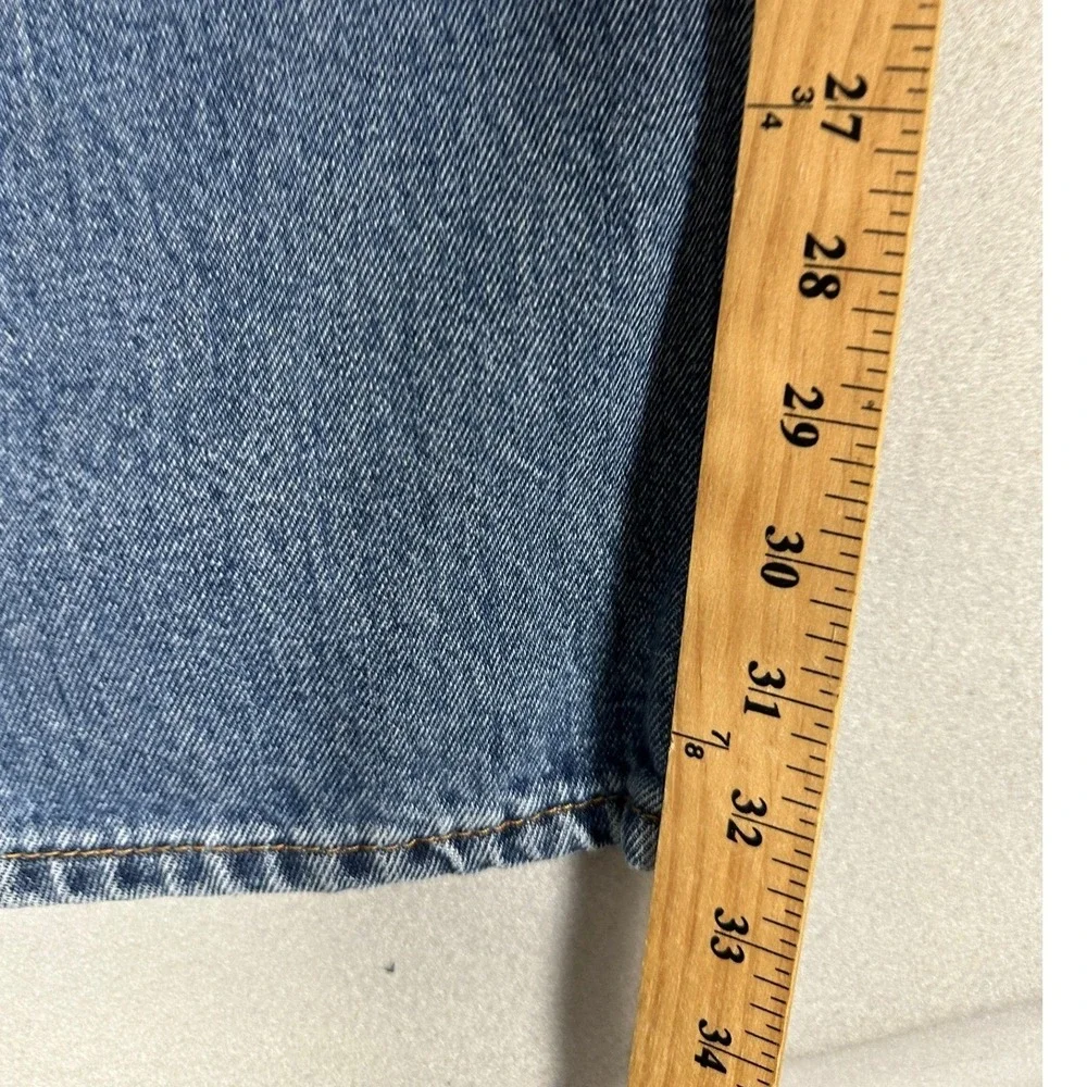 Levis 550 Jeans Mens 36X32 Blue Relaxed Fit Tapered Leg Red Tab 5-Pocket Denim